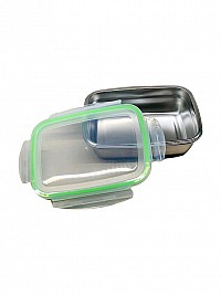 Ecolife Δοχείο Φαγητού Inox Πράσινο 850ml 33-FC-9084