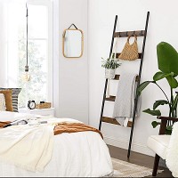 Vasagle Κρεμάστρα Δαπέδου από Μέταλλο σε Καφέ Χρώμα 65x178cm  LLS011B01