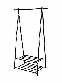 Μεταλλική Κρεμάστρα Ρούχων Δαπέδου 87.5 x 41 x 155 cm Χρώματος Μαύρο Songmics HSR05B