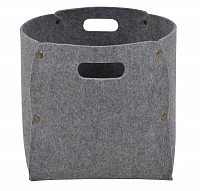 ΚΑΛΑΘΙ YΦΑΣΜΑΤΙΝΟ ΓΚΡΙ 31x31x31εκ.ANKOR