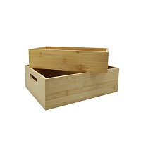ΚΑΛΑΘΙ ΑΠΟ ΞΥΛΟ ΜΠΑΜΠΟΥ ΣΕ ΦΥΣΙΚΟ ΧΡΩΜΑ 29x15x7,5 ANKOR