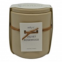 ΑΡΩΜΑΤΙΚΟ ΚΕΡΙ VELVET ROSEWOOD ΣΕ ΤΣΙΜΕΝΤΕΝΙΟ ΔΟΧΕΙΟ ΜΕ ΚΑΠΑΚΙ 8,8x8,8x10εκ. ANKOR