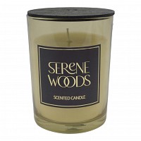 ΑΡΩΜΑΤΙΚΟ ΚΕΡΙ SERENE WOODS ΣΕ ΓΥΑΛΙΝΟ ΔΟΧΕΙΟ ΜΕ ΚΑΠΑΚΙ 8x8x10,5εκ. ANKOR