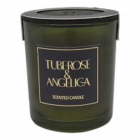 ΑΡΩΜΑΤΙΚΟ ΚΕΡΙ TUBEROSE & ANGELICA  ΣΕ ΓΥΑΛΙΝΟ ΔΟΧΕΙΟ ΜΕ ΚΑΠΑΚΙ 7x7x7,8εκ. ANKOR