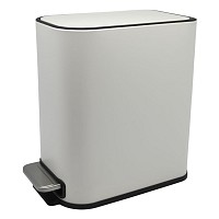 ΚΑΛΑΘΙ ΜΠΑΝΙΟΥ BELLO 5lt SOFT CLOSE SLIM  ΜΕΤΑΛΛΙΚΟ ΑΣΠΡΟ ΜΑΤ ANKOR