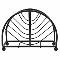 ΧΑΡΤΟΠΕΤΣΕΤΟΘΗΚΗ ΜΕΤΑΛΛΙΚΗ ΣΕ ΜΑΥΡΟ ΜΑΤ ΧΡΩΜΑ 13,5x5x10,5εκ.ANKOR