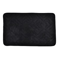 ΠΑΤΑΚΙ ΜΠΑΝΙΟΥ MEMORY FOAM ΣΕ ΜΑΥΡΟ ΧΡΩΜΑ ΜΕ PVC ΠΛΑΤΗ 50x80εκ.ANKOR