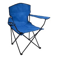 ΚΑΡΕΚΛΑ CAMPING ΒΑΡΕΩΣ ΤΥΠΟΥ ΠΤΥΣΣΟΜΕΝΗ ΣΕ ΜΠΛΕ ΧΡΩΜΑ 93x55x94εκ.ANKOR 843114