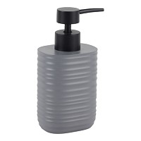 DISPENSER ΠΟΛΥΕΣΤΕΡΙΚΟ ΡΙΓΕ ΣΕ ΧΡΩΜΑ ΓΚΡΙ ΜΑΤ 8,1x8,1x16,9εκ.ANKOR