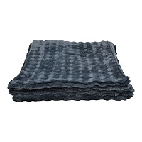 ΚΟΥΒΕΡΤΑ FLEECE ΜΕ ΒΕΛΟΥΔΙΝΗ ΥΦΗ ΣΕ ΓΚΡΙ ΧΡΩΜΑ 200x220εκ. ANKOR 846061