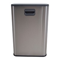 ΚΑΔΟΣ ΑΠΟΡΡΙΜΑΤΩΝ SOUL 12L SOFT CLOSE FINGER PRINT PROOF INOX ΜΑΤ ANKOR  848218