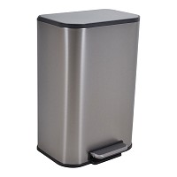 ΚΑΔΟΣ ΑΠΟΡΡΙΜΑΤΩΝ SOUL 12L SOFT CLOSE FINGER PRINT PROOF INOX ΜΑΤ ANKOR  848218