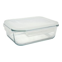 ΦΑΓΗΤΟΔΟΧΕΙΟ ΟΡΘΟΓΩΝΙΟ ΑΠΟ ΠΥΡΑΝΤΟΧΟ ΓΥΑΛΙ ΜΕ ΠΛΑΣΤΙΚΟ ΚΑΠΑΚΙ 1,5lt ANKOR