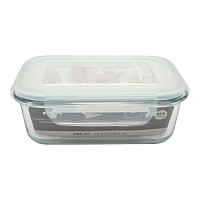 ΦΑΓΗΤΟΔΟΧΕΙΟ ΟΡΘΟΓΩΝΙΟ ΑΠΟ ΠΥΡΑΝΤΟΧΟ ΓΥΑΛΙ ΜΕ ΠΛΑΣΤΙΚΟ ΚΑΠΑΚΙ 0,65lt ANKOR