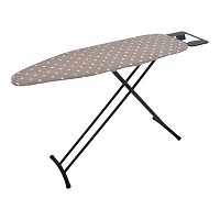 ΣΙΔΕΡΩΣΤΡΑ 38x124εκ ΜΑΥΡΗ ΜΑΤ 100% ΒΑΜΒΑΚΕΡΟ ΚΑΛΥΜΜΑ ΥΨΟΣ 78-95εκ. ANKOR