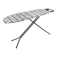 ΣΙΔΕΡΩΣΤΡΑ 38x120εκ ΜΑΥΡΗ ΜΑΤ 100% ΒΑΜΒΑΚΕΡΟ ΚΑΛΥΜΜΑ ΥΨΟΣ 60-92εκ. ANKOR