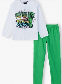 Minecraft childrens long pajamas 6-12 years