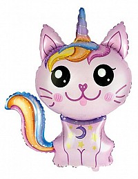 Cat Magic Pink foil balloon 61 cm