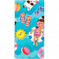 Gabbys Dollhouse Summer bath towel, beach towel 70x140cm