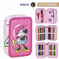 Disney Minnie Team filled pencil case 3 tiers