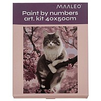 Painting by numbers 40x50cm- Maaleo cat 22783