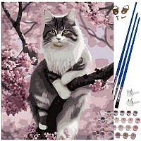 Painting by numbers 40x50cm- Maaleo cat 22783