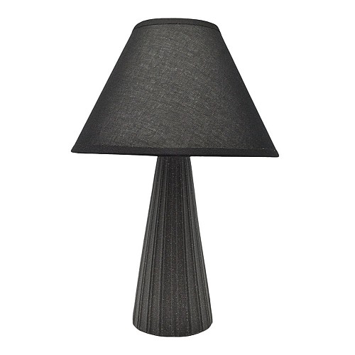 ΠΟΡΤΑΤΙΦ ΚΕΡΑΜΙΚΟ ΜΑΥΡΟ ΣΑΓΡΕ ΜΕ ΜΑΥΡΟ ΚΑΠΕΛΟ 24x10x35εκ. Ε14/ΜΑΧ 40W ANKOR