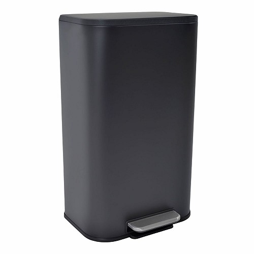 ΚΑΔΟΣ ΑΠΟΡΡΙΜΑΤΩΝ SOUL 30L SOFT CLOSE ΙΝΟΧ ΜΑΥΡΟ ΜΑΤ ANKOR