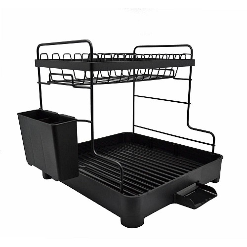 ΠΙΑΤΟΘΗΚΗ ΔΙΩΡΟΦΗ ΜΕΤΑΛΛΙΚΗ ΜΑΥΡΗ 30x32x30,5εκ.ANKOR   820511  88