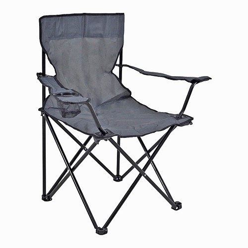 ΚΑΡΕΚΛΑ CAMPING ΠΤΥΣΣΟΜΕΝΗ ΓΚΡΙ 82x50x80εκ.ANKOR 824021