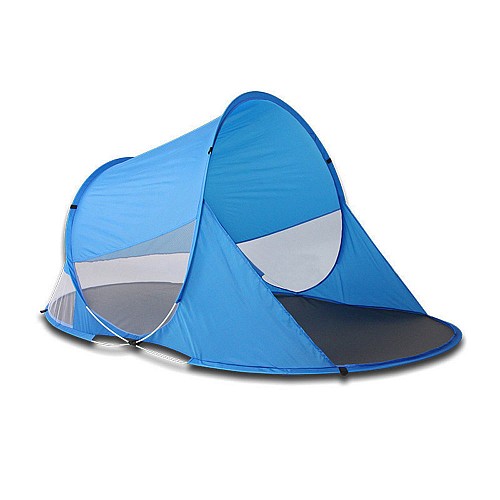 ΣΚΗΝΗ ΠΑΡΑΛΙΑΣ POP UP ΜΕ ΠΑΡΑΘΥΡΑ ΑΕΡΙΣΜΟΥ ΚΑΙ ΤΣΑΝΤΑ ΜΕΤΑΦΟΡΑΣ 190x120x90εκ. 843206