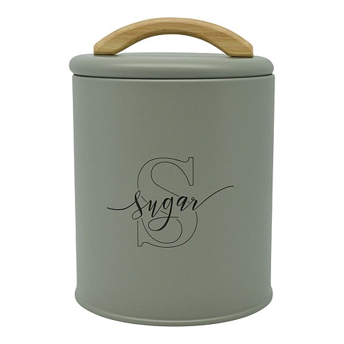 ΒΑΖΟ ΜΕΤΑΛΛΙΚΟ ΛΑΔΙ ΜΕ ΞΥΛΙΝΗ ΛΑΒΗ Sugar 11x11x15εκ.ANKOR  846764