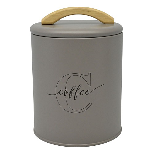 ΒΑΖΟ ΜΕΤΑΛΛΙΚΟ TAUPE ΜΕ ΞΥΛΙΝΗ ΛΑΒΗ Coffee 11x11x15εκ.ANKOR  846771