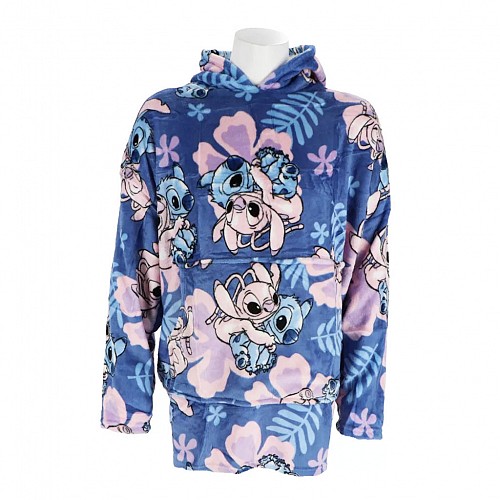 Disney Lilo & Stitch Hibiscus Παιδική Κουβέρτα Πόντσο (3–6 ετών)