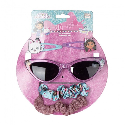 Gabby's Dollhouse sunglasses and hair accessory set
