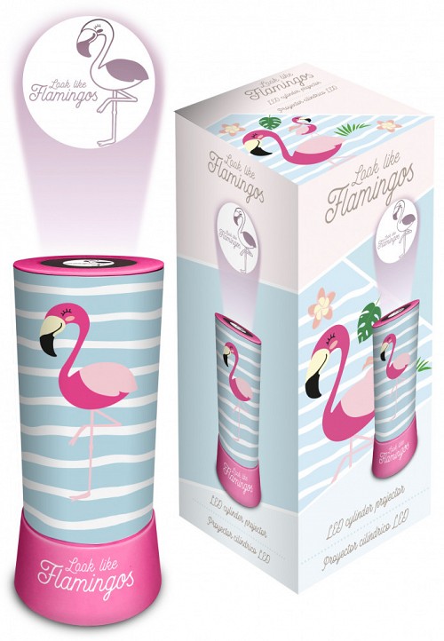 Flamingo Happy Flamingo 2-in-1 Projector, Lamp, Night Light