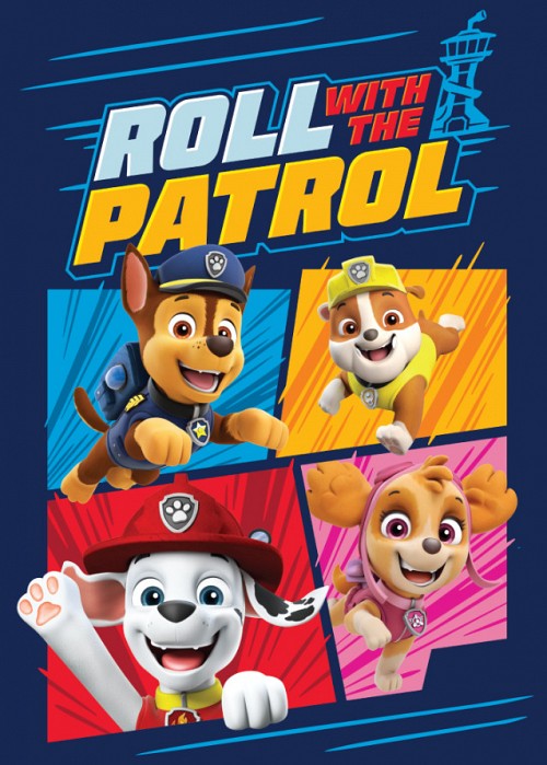Paw Patrol Roll fleece blanket 100x140cm