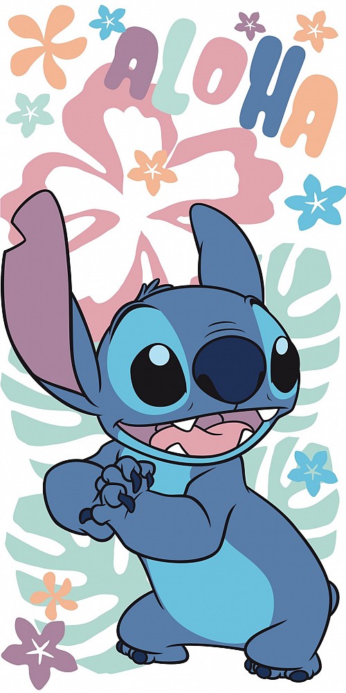 Disney Lilo and Stitch Hawaiian Harmony bath towel, beach towel 70x140cm