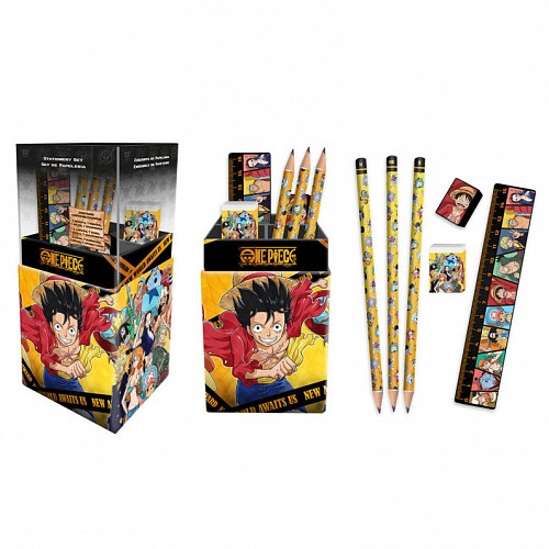 One Piece desk pen holder set