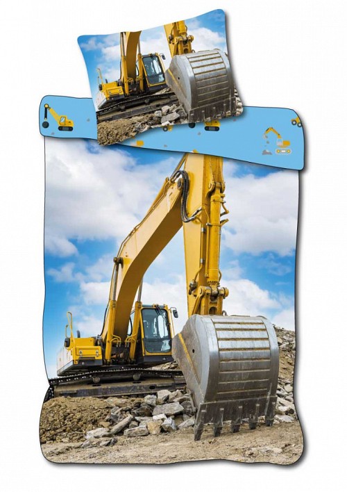 Construction Power bedding cover 140×200cm, 70×90 cm