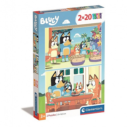 Bluey Family Time 2x20 db-os puzzle Clementoni CMC24807