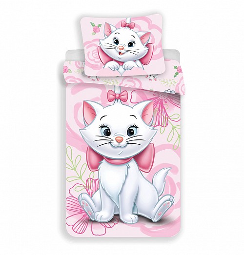 Disney Marie Rose bedding set 140×200cm, 70×90 cm