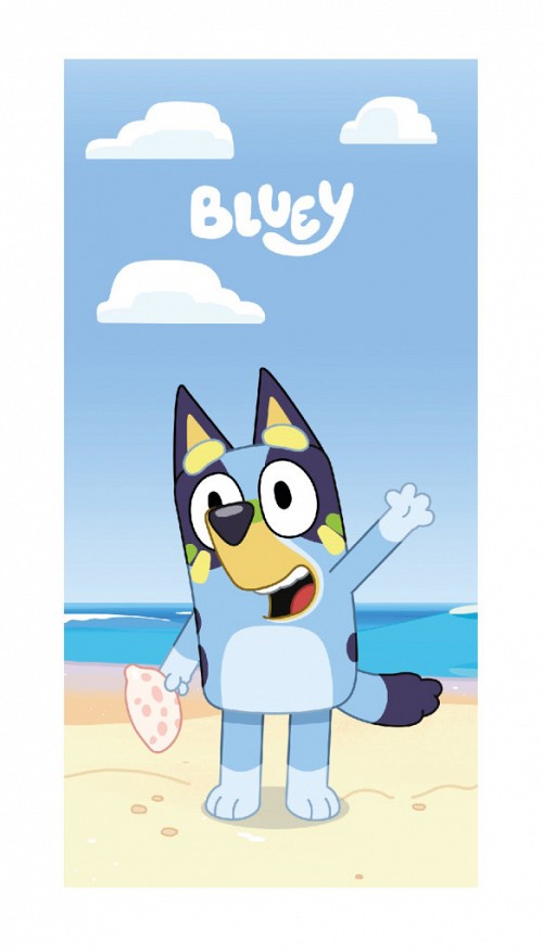 Bluey Ocean bath towel, beach towel 70x140cm (Fast Dry)