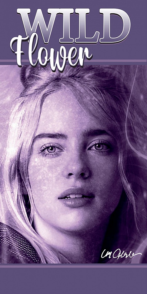 Billie Eilish Wild Flower bath towel, beach towel 70x140cm