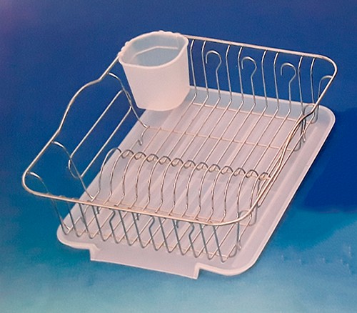 Πιατοθήκη Μεταλλική Χρωμίου Με Πλαστικό Δίσκο