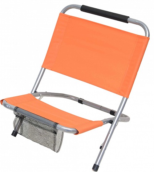 ΚΑΡΕΚΛΑ ΠΑΡΑΛΙΑΣ ΜΕΤΑΛΛΙΚΗ ΠΟΡΤΟΚΑΛΙ POLYESTER 600D