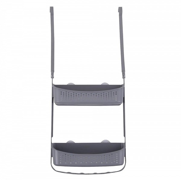 ΡΑΦΑΚΙ ΔΙΠΛΟ ΚΡΕΜΑΣΤΟ ΣΙΛΙΚΟΝΗΣ ΓΚΡΙ ANKOR