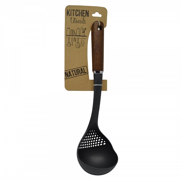 ΚΟΥΤΑΛΑ ΒΑΘΙΑ  ΜΑΥΡΗ ΜΕ ΞΥΛΙΝΗ ΛΑΒΗ 49x9,3εκ.ANKOR