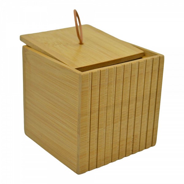 ΚΟΥΤΙ ΓΙΑ ΒΑΜΒΑΚΙ ΑΠΟ ΞΥΛΟ ΜΠΑΜΠΟΥ 9x8x9εκ. ANKOR