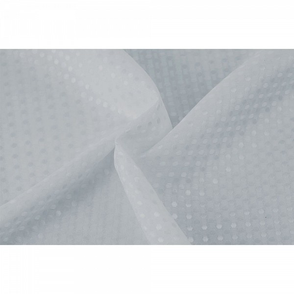 ΚΟΥΡΤΙΝΑ ΠΟΛΥΕΣΤΕΡΙΚΗ 180x200εκ 115gsm ΜΕ 12 ΚΡΙΚΟΥΣ ΣΕ ΓΚΡΙ ΧΡΩΜΑ ANKOR